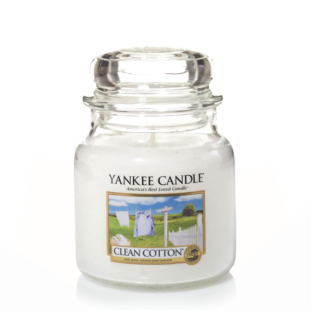 Yankee Candle Clean Cotton Medium Jar £17.49